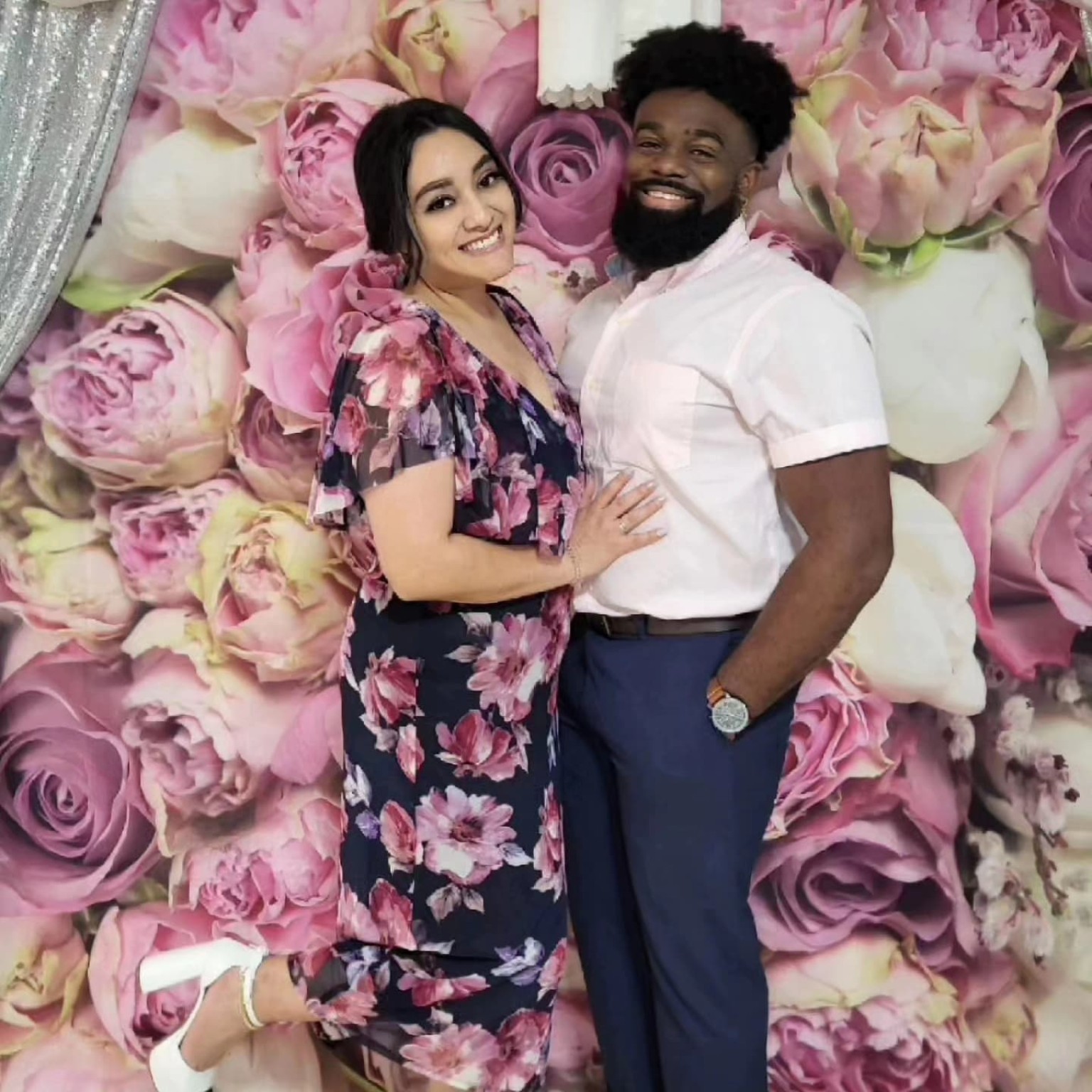 Corey Jones, founder of Built by Grace, with his wife